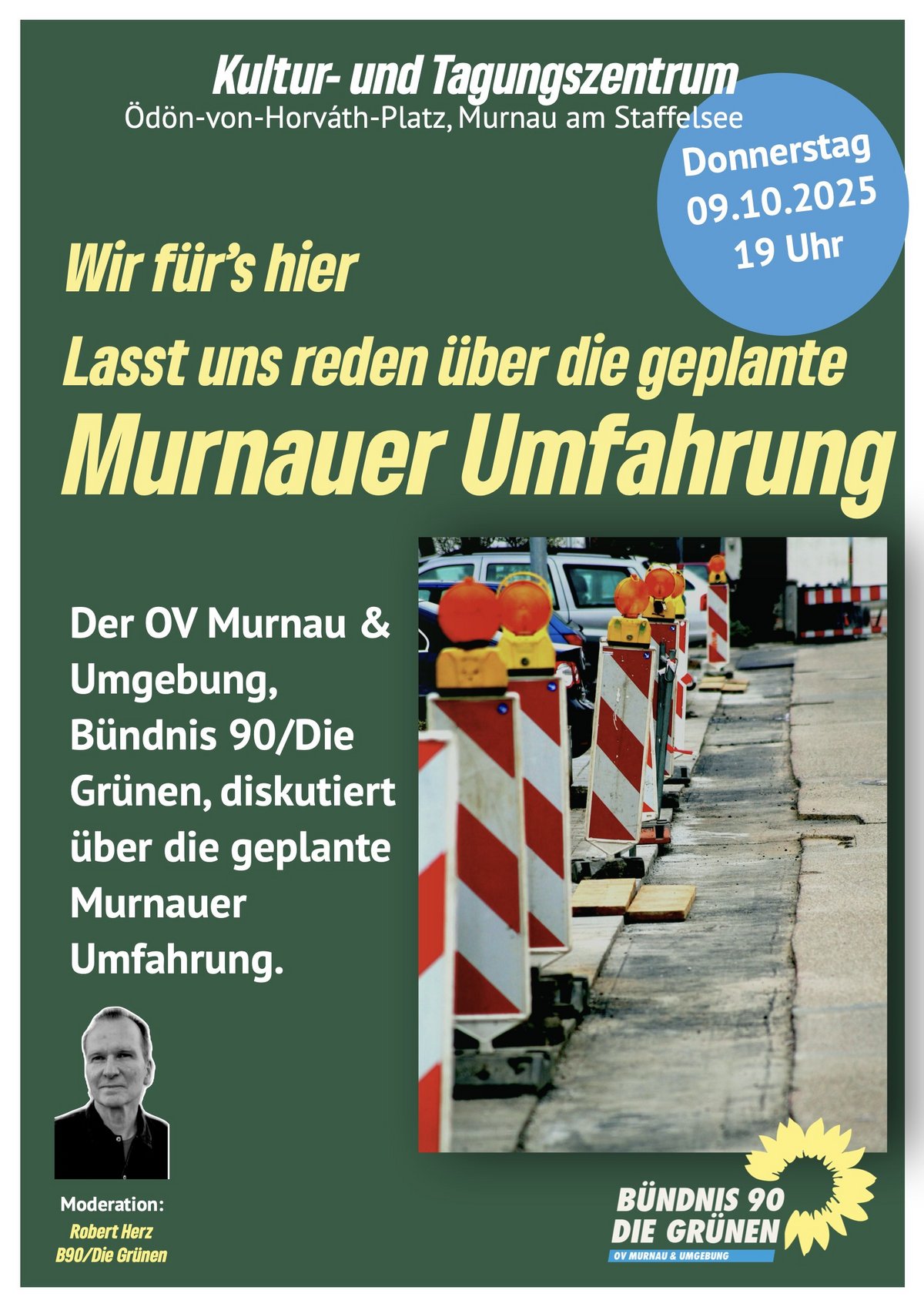 Veranstaltung zur geplanten Murnauer Umfahrung am 9.10.2025 im Murnauer KTM